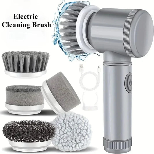 Cordless Electric Spin Scrubber (5-Head)