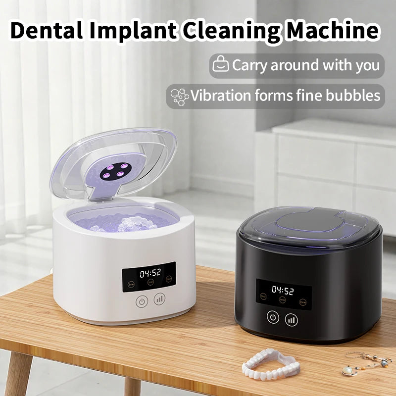 50kHz Ultrasonic Retainer & Jewelry Cleaner – USB Rechargeable